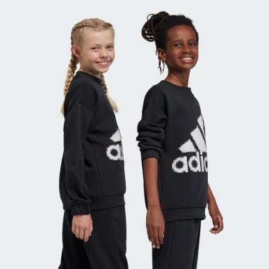 Kids sportswear Black adidas x Classic LEGO® Crewneck Sweatshirt