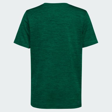 Youth 8-16 Years Training Green HEAT MAP POLY MEL TEE