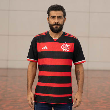 Camisa Flamengo I Authentic 24/25 Vermelho Homem Futebol