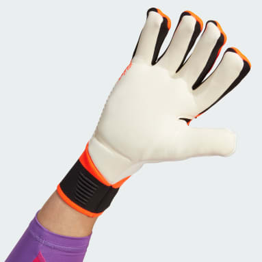 Futbal oranžová Brankárske rukavice Predator Pro Promo Fingersave