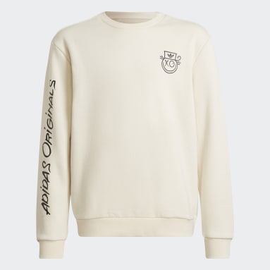 Sweatshirt adidas Originals x André Saraiva Branco Criança Originals