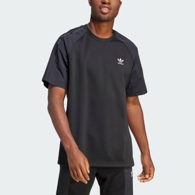 T-shirt mélange de matières Adicolor Re-Pro SST Noir Hommes Originals