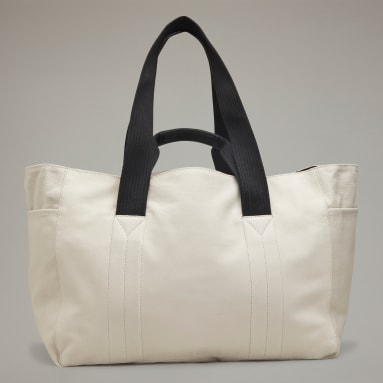 Y-3 Y-3 Lux Ledertasche Grau
