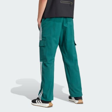 Men's Originals Green Adicolor Classics 3-Stripes Cargo Pants