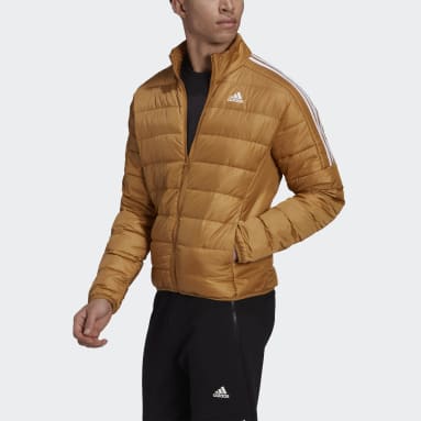 남성 Outdoor Brown 에센셜 다운 재킷