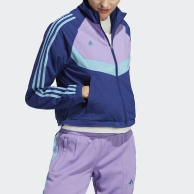 Veste en toile Tiro Bleu Femmes Sportswear