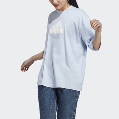 Women Sportswear Blue Future Icons Badge of Sport Boyfriend Tee
