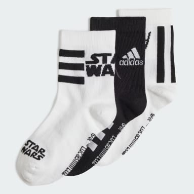 Børn Fitness Og Træning Hvid Star Wars Kids sokker, 3 par