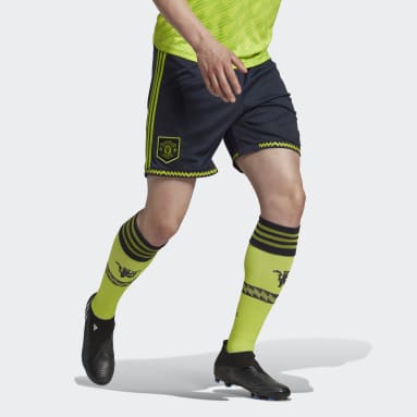 Männer Fußball Manchester United 22/23 Ausweichshorts Blau