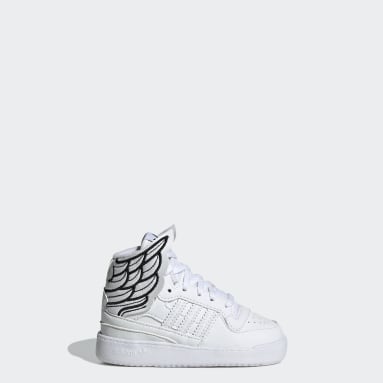 Kids Lifestyle White JS Wings 4.0 Shoes
