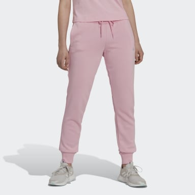 Women's Essentials Pink Essentials French Terry Logo Pants