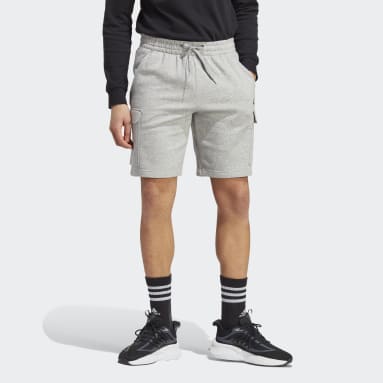 Men Sportswear Grey Essentials Cargo Shorts