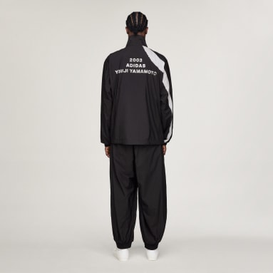 Y-3 RAW EDGE 3-STREIFEN NYLON SHELL JACKE