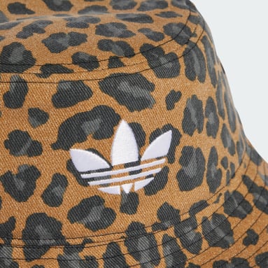 Gorro pescador con estampado de leopardo