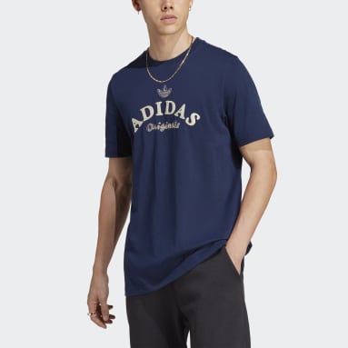 Remera Estampada Archive Azul Hombre Originals