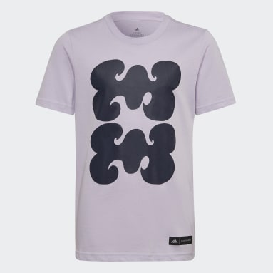 Marimekko Graphic T-skjorte Lilla