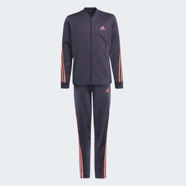Tuta AEROREADY 3-Stripes Polyester Blu Ragazza Sportswear