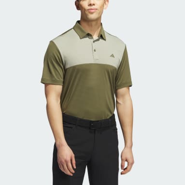 Men Golf Green Core Colorblock Polo Shirt