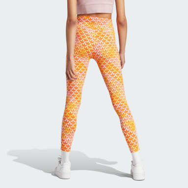 Women's Originals Pink Trefoil Monogram Long Leggings