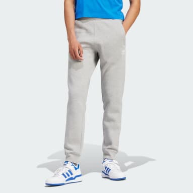 Pantalon Adidas Originals Bleu et blanc Trefoil Homme Survetement Pants - M