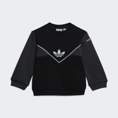 Conjunto Adicolor Preto Criança Originals