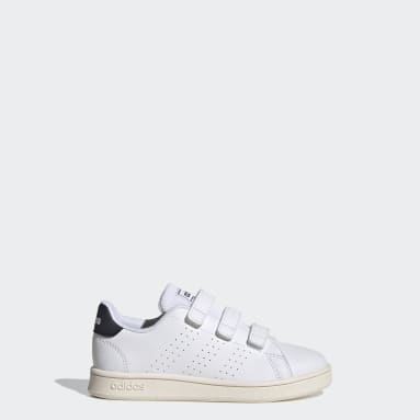 Børn Sportswear Hvid Advantage Court Lifestyle Hook-and-Loop sko