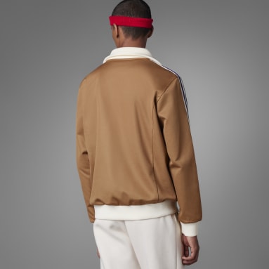 Campera Adicolor Heritage Now Striped Marrón Hombre Originals