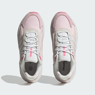 Women Running Pink Ozelle Cloudfoam Lifestyle Running Shoes