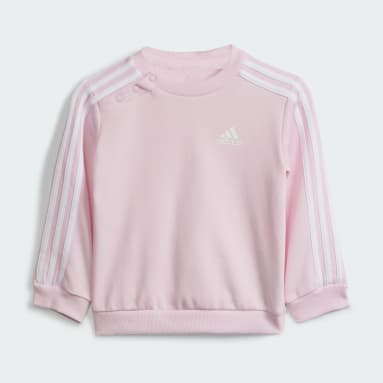 Kinder Sportswear Essentials 3-Streifen Kids Jogginganzug Rosa