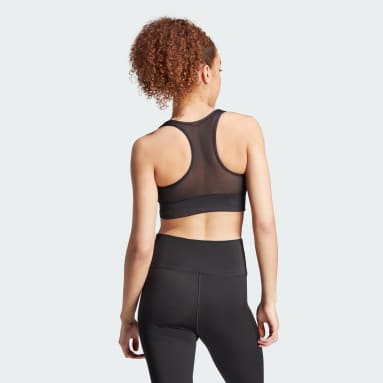 Powerreact Training Medium-Support Bra Negro Mujer Training