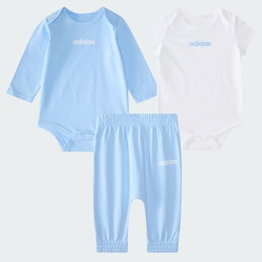 3-Piece Linear Logo Bodyshirt & Pant Set