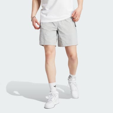 Men Originals Grey adidas Adventure Cargo Shorts (Gender Neutral)