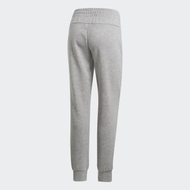 Women Sportswear Grey Essentials Solid Pants
