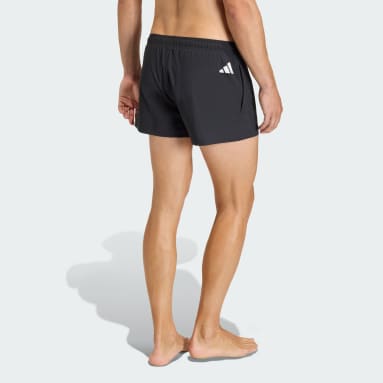 SHORTS DE NATACIÓN LOGO DE TEJIDO ELÁSTICO, LARGO DE 8 CM