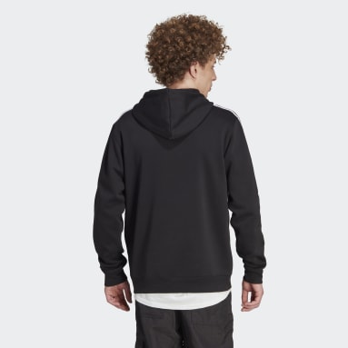 Sudadera con Gorro Adicolor Classics 3 Franjas Negro Hombre Originals