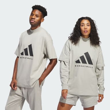adidas Basketball 001_T-skjorte Beige