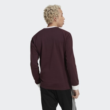 T-shirt Adicolor Classics 3-Stripes Long Sleeve Rouge Hommes Originals