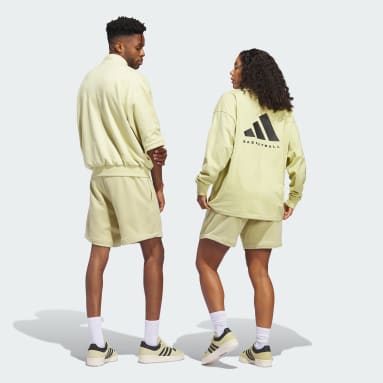 Shorts Basketball Sueded Amarelo Basquete