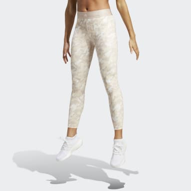 Legging 7/8 à imprimé camouflage Techfit Blanc Femmes Fitness Et Training