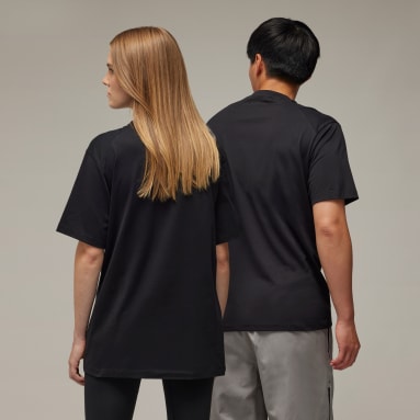 adidas Y-3 Sashiko Short Sleeve Tee Black/Champagne