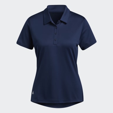 Women Golf Blue Performance Primegreen Golf Polo Shirt