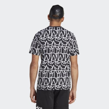 Camiseta Script Negro Hombre Sportswear