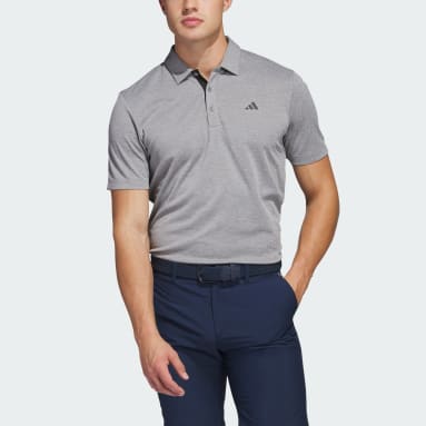 Men Golf Grey Drive Heather Golf Polo Shirt