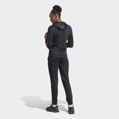Frauen Sportswear Linear Trainingsanzug Schwarz