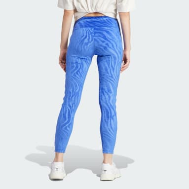 Calzas de Terciopelo Azul Mujer Originals