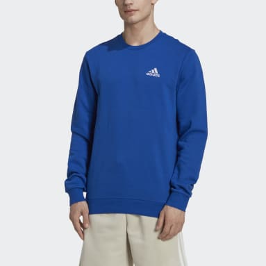Sweat-shirt Essentials Fleece Bleu Hommes Sportswear