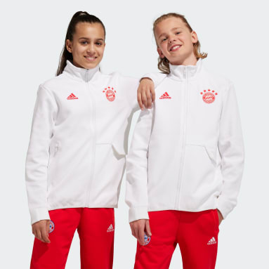 Παιδιά Ποδόσφαιρο Λευκό FC Bayern Anthem Jacket Juniors'