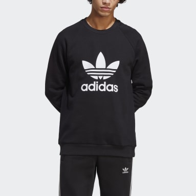 Moletinho Adicolor Classics Trefoil Crewneck Preto Homem Originals