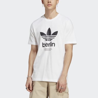 Tee-Shirts Homme  Adidas T-shirt adidas Futbol Logo Blanc / Blanc / Blanc  — Dufur