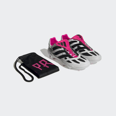 Soccer White Predator Precision+ Firm Ground Cleats